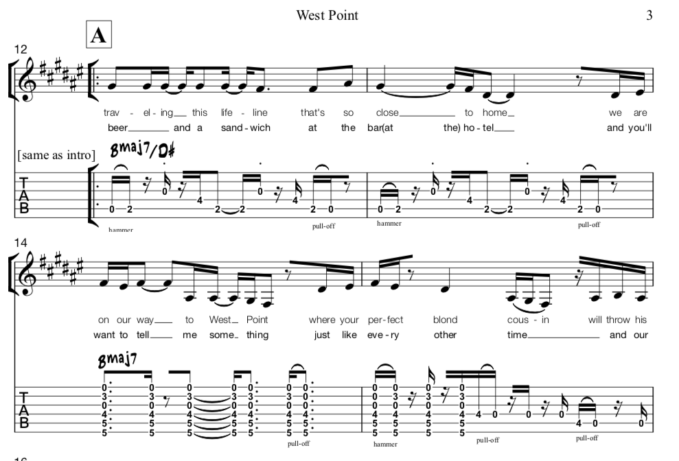 geeks officially missing you guitar tab