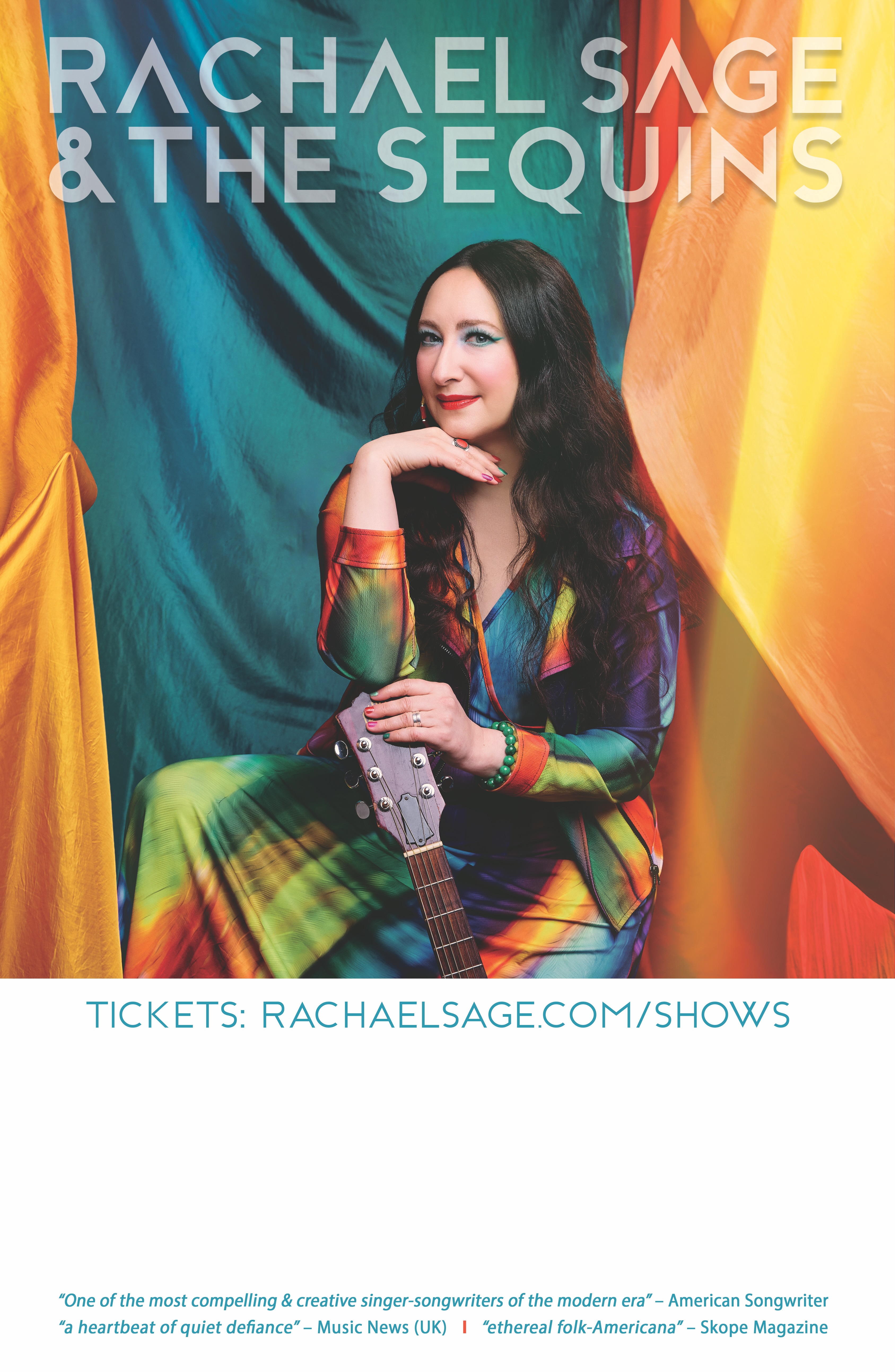 2023 Rachael Sage Tour Poster - Canopy